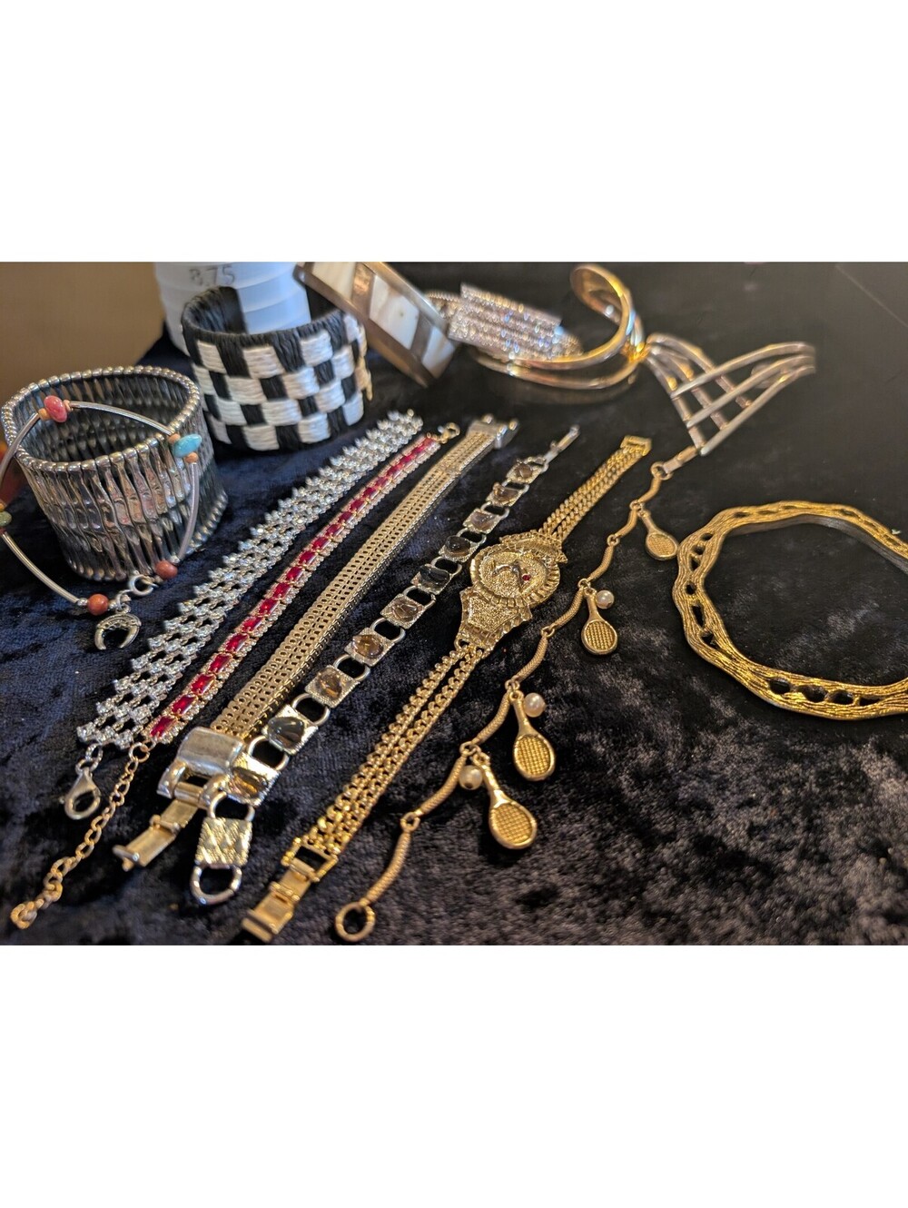 Assorted Women's Gold and Silver toned Bracelets Collection